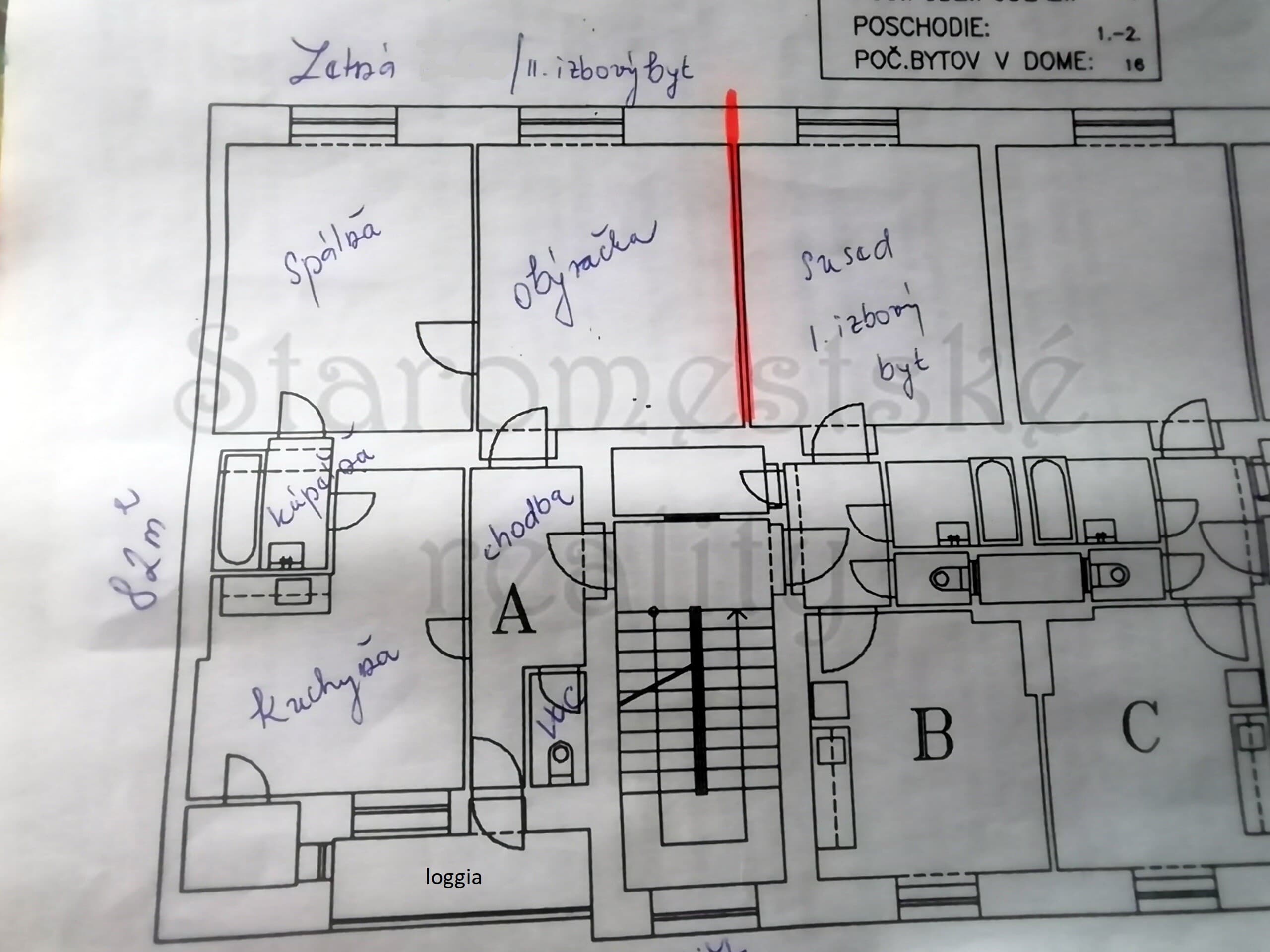 2-izb.80m2, 2p/3, čiastočná, Letná, St.mesto náhľad 7